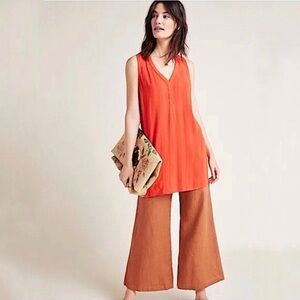 Anthropologie Maeve Colonsay Tunic Tank Blouse Size XS Mod